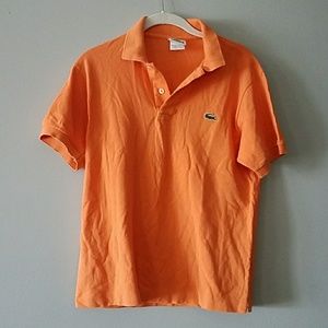 Lacoste Orange Polo Shirt
